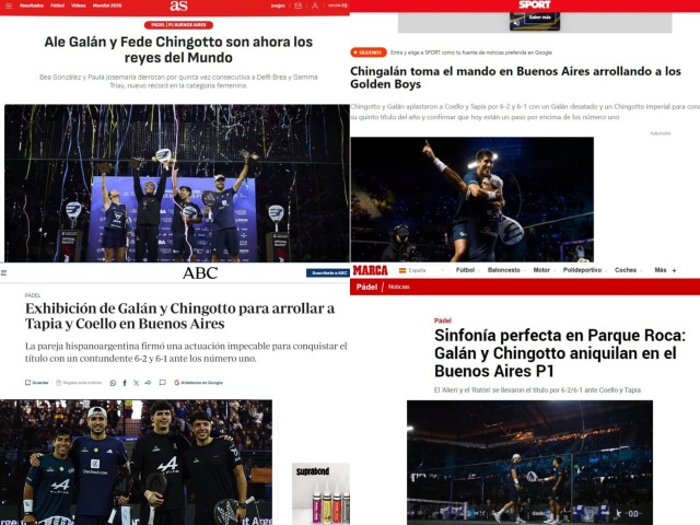 La prensa espa�ola, rendida a los pies de Chingotto y Gal�n